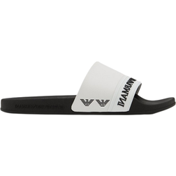 Emporio Armani EA7 Tape Slides - White