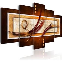 Artgeist Billede Iridescent brown Ramme 100x100cm