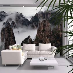 Artgeist Fototapet skyer i Huangshan Mountain, Kina flere størrelser 200x154