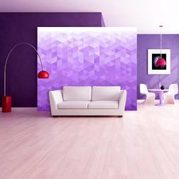 Artgeist Fototapet Violet pixel 250 x 175 cm