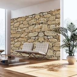 Artgeist Fototapet Stone wall 250 x 175 cm