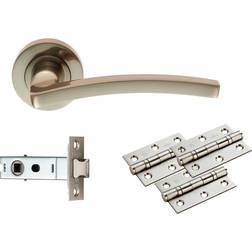 Carlisle Brass Tavira Lever on Rose Latch Pack
