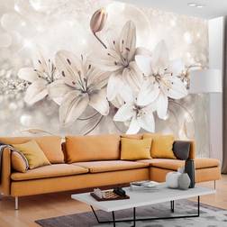 Artgeist Fototapet Diamond Lilies 250 x 175 cm