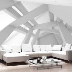 Artgeist Fototapet White Construction 250 x 175 cm