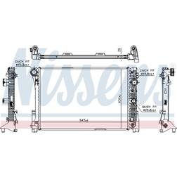 Nissens Kühler, Motorkühlung NISSENS 67168