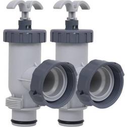 vidaXL Pool Plunger Valves 2 pcs