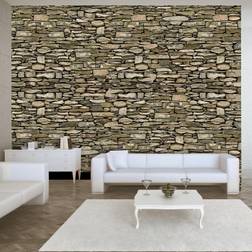 Artgeist Fototapet Stone wall 250 x 175 cm