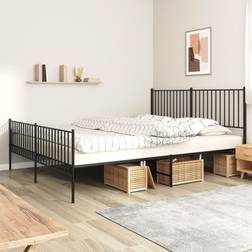 vidaXL with headboard & Metal Bed Frame Headboard