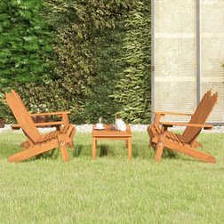 vidaXL 2x bench Adirondack Garden Outdoor Lounge Set