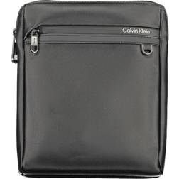 Calvin Klein Black Polyester Shoulder Men's Bag