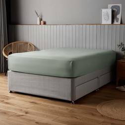 Silentnight Supersoft Fitted Bed Sheet Green