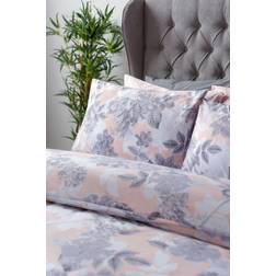 Belledorm Maeva S/King Set Duvet Cover Pink, Grey