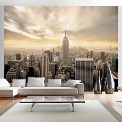 Artgeist Fototapet af New York Manhattan ved daggry flere størrelser 350x270