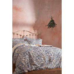 Edinburgh Weavers Malory Botanical Luxury Duvet Cover Blue