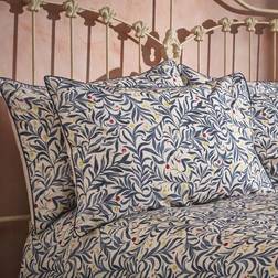 Edinburgh Weavers Malory Pillow Case Blue, White (75x50cm)