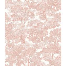Chesapeake Spinney Rose Toile Wallpaper 311512544