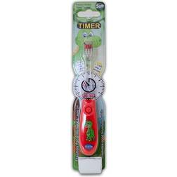 B.brite B-brite Blinkande Tandborste Alpha Dino Röd
