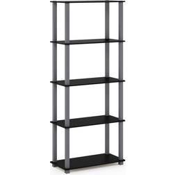 Furinno Turn-S-Tube 5-Tier Square Leg Multipurpose Display Shelving System