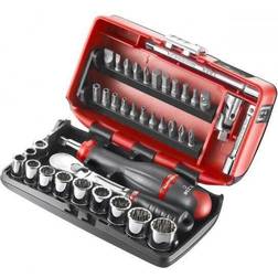 Facom RL.Nano-U2 1/4" Inch Set 38 Pieces Head Socket Wrench