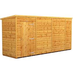 power Pent Roof Windowless Shed (Building Area )