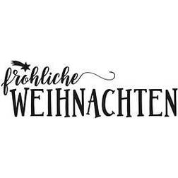 Rayher Motivstempel fröhliche Weihnachten 3,0 x 8,0 cm