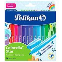 Pelikan Colorella Star Filt-Tip Tusch 24stk Multi