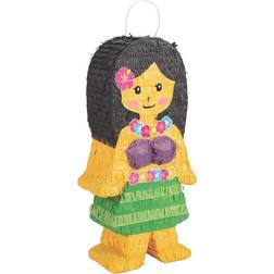 Fun Express Hula Girl Piñata Party Decor 1 Piece