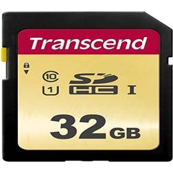 Transcend 32GB SDXC 500S Memory Card UHS-I C10 U3 V30 4K