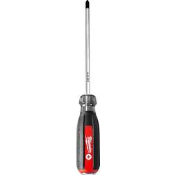 Milwaukee 6 Demolition Chrome-Plated Steel Cushion Grip 1 pc. #2 Pan Head Screwdriver