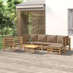 vidaXL 7 Garden Outdoor Lounge Set