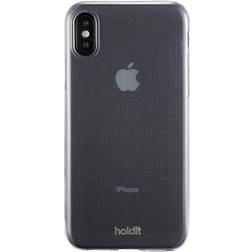 Holdit iPhone XS X Soft Touch Cover Gennemsigtigt