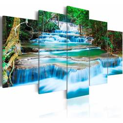 Artgeist Blue Waterfall Kanchanaburi, Thailand multifarvet print, 2 Billede