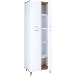 VCM Landos Garderobeskab Hvid 184 x 60 x 60 x 60 cm Opbevaringsskab
