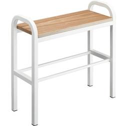 Yamazaki Home Organizer 18 in White Shoe Rack