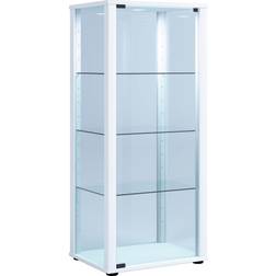 VCM KavisaM Vitrineskab Hvid 115 x 50 x 38 cm Opbevaringsskab