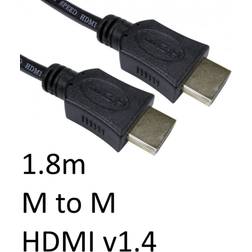 Target 1.4 m to hdmi 1.4 m 1.8m black display