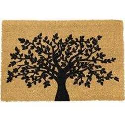 Tree of Life Extra Large Doormat Black