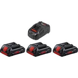 Bosch GAL 18 V1880 Laddpaket 18V 3x4AH GAL 1880