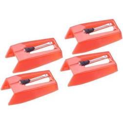 Yescom Pack of 4 Replacement Stylus Turntable Needle for Vinyl Record Player Ruby Tipped