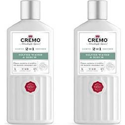 Cremo Barber Grade Silver Water & Birch 2-in-1 Shampoo & Conditioner