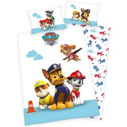 Herding Flanell Baby Bettwäsche Paw Patrol 100x135 Hunde 26322/05.063