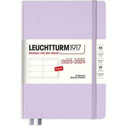 Leuchtturm1917 Weekly Planner 18m 23-24 A5 Lilac