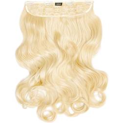 Lullabellz Thick Curly Clip In Hair Extensions 20 inch Pure Blonde