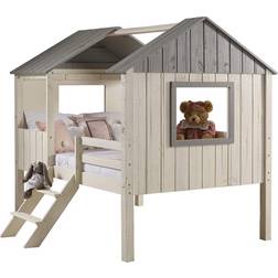 Donco kids Grey Rustic Sand Full House Low Loft Bed