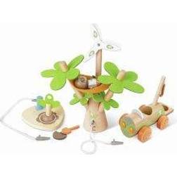 Hape Tree Planting Electric Car 23 x 25 x 9cm