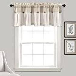 Lush Decor Linen Button Window