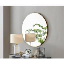 Furniturebox Emma Copper Wall Mirror 100cm