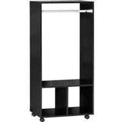 Homcom Open Clothes Rail Wardrobe