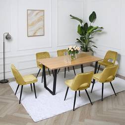 Home Garden Direct Provence Veneer Dining Set
