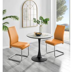 Elina White Effect Dining Table